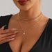 Accessories Ins Bohemian Vintage Glitter Diamond Pendant Collarbone Chain Creative Trend Necklace_ipsvogv.com