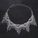 hot selling exaggerated Diamond full tassel necklace bohemian shiny rhinestone necklace choker_ipsvogv.com