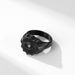 Retro style stainless steel eye men's ring ring niche neutral cold style titanium steel tear eye ring_ipsvogv.com