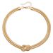Punk Hip Hop Style Necklace Women's Fashion Simple Personality Knotted Wrapped Double Snake Bone Chain_ipsvogv.com
