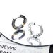 Korean Version Of Minimalist Men's High-end Circle Earrings, Women's Couple's Personality, Niche, Light Luxury Design,_ipsvogv.com