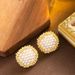 French Style Light Luxury Elegant Irregular Geometric Circular Rice Grain Pearl Feminine Temperament Simple And_ipsvogv.com