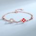 Women's Jewelry Four Leaf Clover Double Layer Bracelet, High End Jewelry, Fashionable And Versatile, Niche Design, Ins Style, Valentine's Day Gift_ipsvogv.com