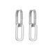Electroplating creative earrings inlaid with zircon long earrings female copper earrings online celebrity_ipsvogv.com
