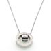 Men And Women's Jewelry Fashion Temperament Roman Numeral Diamond Necklace Couple Plated Double Ring Transfer Bead Necklace_ipsvogv.com