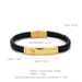 Men's Personalized Multi-layer Braided Bracelet Stainless Steel Curved Tag Leather Wristband Jewelry_ipsvogv.com