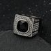 New 316 Stainless Steel Full 3D Colorful Diamond Personality Men's Ring_ipsvogv.com