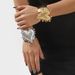B2961 niche design big heart smooth wide version light luxury fashionable high-end feeling bracelet for women_ipsvogv.com