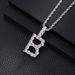 TEMU26 English Letter Copper Inlaid Zircon Pendant, Hip-hop Minimalist Unisex Necklace_ipsvogv.com