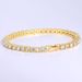 Single Row Necklace Alloy Unisex Hip Hop Jewelry 4mm Tennis Chain_ipsvogv.com