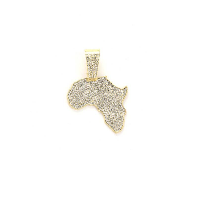 Men’s Jewelry Set Fashion Jewelry Jewelry New Alloy Map Pendant Personality Versatile Simple Fashion Men_ipsvogv.com