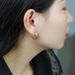 Sterg Sier Plated K Gold Simple Temperament Twist Earrings Women's New Tide Ins_ipsvogv.com