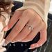 Crown Windy Letter Water Diamond V Drop Zircon Light Luxury High End Open Ring Exquisite Girl Gift_ipsvogv.com