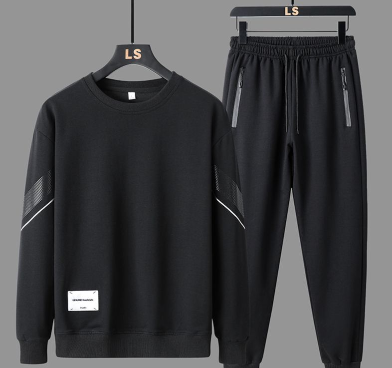Men's Clothing Wholesale price! Sports casual suits for men, new style for spring and autumn, loose running and fitness clothes, two pieces_ipsvogv.com