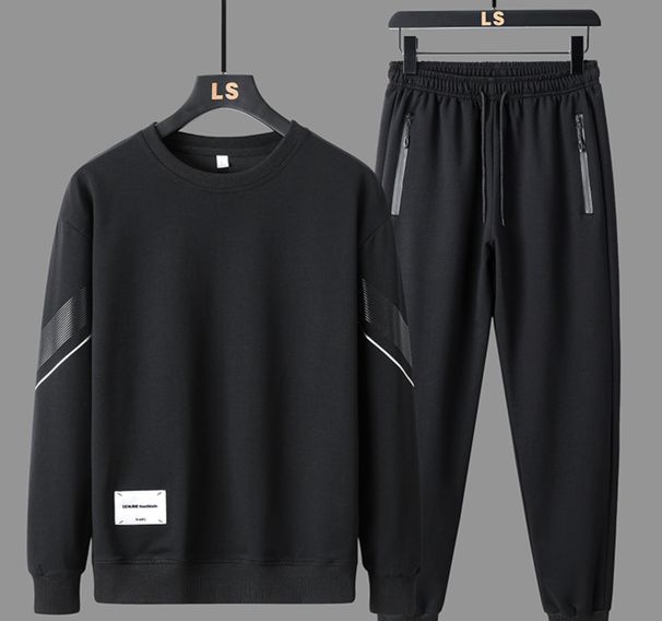 Men's Clothing Wholesale price! Sports casual suits for men, new style for spring and autumn, loose running and fitness clothes, two pieces_ipsvogv.com