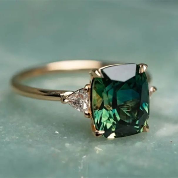 Cao Shi Fashion Exaggerated Personalized New Princess Engagement Ring Female_ipsvogv.com