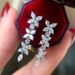 Cao Shi Jewelry High Grade Horse Eye Zircon Butterfly Sweet Temperament Long Flower Earrings Female_ipsvogv.com