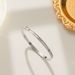 New White Shell Inlaid Diamond Titanium Steel For Women, Simple And Fashionable Temperament, Rose Gold Opening Bracelet_ipsvogv.com