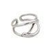 South neutral style irregular niche design sense index finger ring pure silver simple hand adornment girl_ipsvogv.com