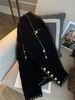 Women's Clothing light luxury small tweed black short jacket all-match royal sister style baseball jacket spring_ipsvogv.com