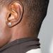 Unisex popular street hip hop earrings quadrilateral micro inlaid zircon earrings men's earrings_ipsvogv.com
