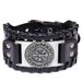 Pirate Bracelet 1pc Vintage Compass Compass Leather Bracelet High Quality Head Layer Crazy Horse Leather Bracelet for Men_ipsvogv.com