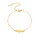 Cut Titanium Polished Four Leaf Clover Pendant Fashion Commuter Bohemian Style Stainless Steel Charm Bracelet_ipsvogv.com