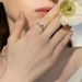 The Wizard Of Oz Sweet Fairy Green Love Exquisite And Compact Butterfly Open Finger Ring Personalized Fashion Jewelry_ipsvogv.com
