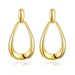 Women’s Jewelry Set Fashion Hot Sale Real Gold Brass Electroplating Simple And Versatile Geometric Teardrop Shaped Earrings High Grade Earrings_ipsvogv.com