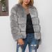 Women's Clothing fashion casual ladies fur tops women's fur short coat_ipsvogv.com