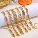 New Titanium ING Style Electroplated Real Gold Stainless Steel Elegant Men's DIY Bracelet_ipsvogv.com