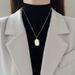 2023 New Mirror Vision One Rose Box Transport Bead Bean Medium Length Sweet Cool Fashion Necklace_ipsvogv.com