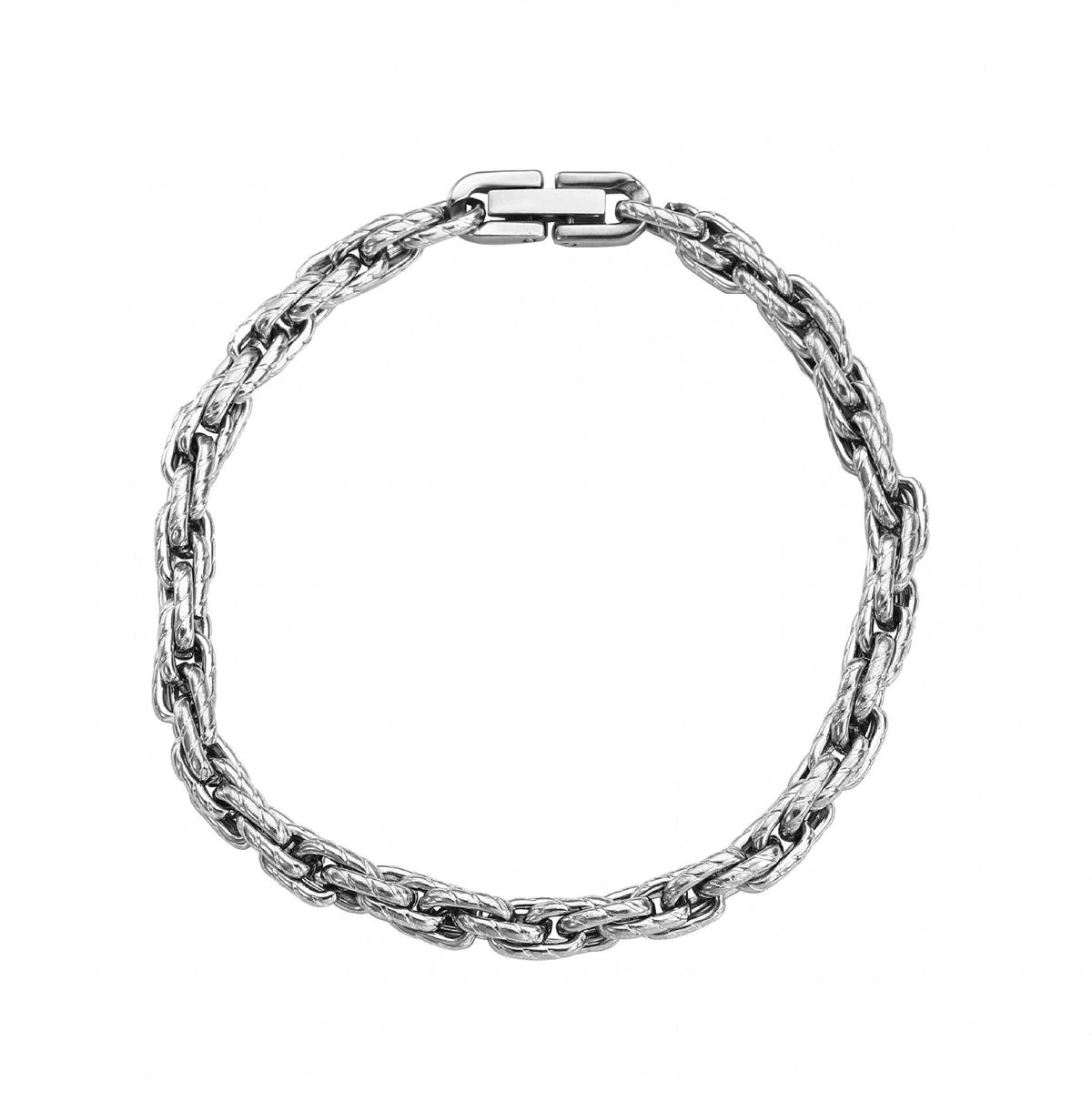 Hip hop titanium steel embossed Mobius necklace men's jewelry does not fade stainless steel necklace men_ipsvogv.com