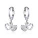 Jewelry Diamond Hollow Love Cherry Earrings Female Small Fresh Ear Buckle Ins Style Earring Ear Buckle CZ_ipsvogv.com