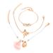 New Gold Flamingo Watermelon Shell Tassel Three Layer Autumn Women's Bracelet_ipsvogv.com