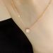 Mosang Stone S Pure Silver Round Bubble Necklace Women's Pendant Japanese Korean Simple and Fashionable Explosive_ipsvogv.com