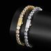Men's Jewelry Hip Hop Spring Buckle Zircon Tennis Bracelet Jewelry Trendy Brand Personality Single Row Diamond Bracelet_ipsvogv.com