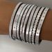 Elegant Geometric Stainless Steel Plating Inlay Zircon Bangle_ipsvogv.com