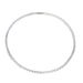 Kérastase Hip-Hop Copper Inlaid Zircon Row Necklace INS Tennis Chain Multiple Specifications Oval 4*6 Colorful_ipsvogv.com