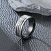 Fashion Titanium Steel Couple Korean Version Temperament Inlaid Diamond Ring New Handicraft_ipsvogv.com