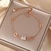 Fashionable Titanium Steel Bracelet For Women With A High-end Feel, Light Luxury Ins, Diamond Studded Small Waist,_ipsvogv.com
