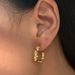 Fashionable Real Gold Electroplated INS Titanium Steel Polished Irregular Pearl Earrings_ipsvogv.com