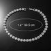 Hip-hop Geometric Alloy Inlay Zircon Men's Bracelets Necklace_ipsvogv.com
