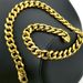 Necklace Mens Women Freemasonry Masonic Mason Stainless Steel 11mm Width Yellow_ipsvogv.com