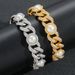 Unisex Hip Hop 15mm Pearl Cuban Chain Personality Popular Niche Hip Hop Bracelet Men's Creative Accessories_ipsvogv.com