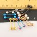 14-piece set hot-selling puncture jewelry breast ring breast nail tongue ring tongue nail_ipsvogv.com
