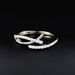 Sheen New Cross Irregular Design Ring Opening Adjustable Women's Classic niche r8152_ipsvogv.com