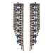 Long diamond glass earrings, high end earrings catwalk style, Cute Earrings_ipsvogv.com