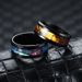 Fashion Men's Shell Titanium Black Stainless Steel Ring Jewelry_ipsvogv.com