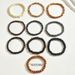 Minimalist new style set with female personality, wooden bead multi-layer design, niche bracelet, geometric bracelet_ipsvogv.com